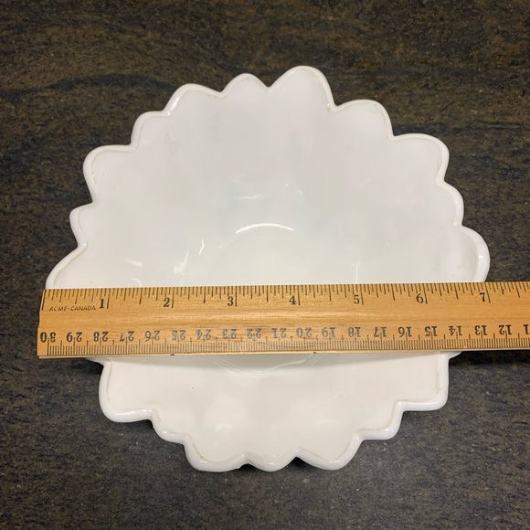 INDIANA GLASS | Milk Glass Sunflower Bowl - Picture 6 of 8